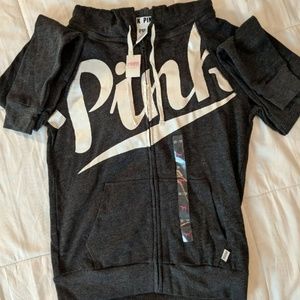 NWT Victorias Secret PINK Hoodie Grey